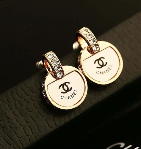 chanel gold earrings replica|chanel earrings genuine.